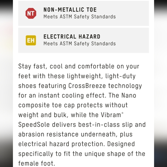 Red Wing Safety Toe Athletic Work Shoe Women's 7.5 - Picture 11 of 12